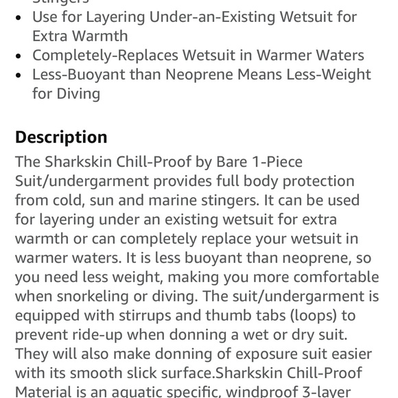 NEW Women's Sharkskin technical water sports protection Full Body suit size 8 - Picture 10 of 11